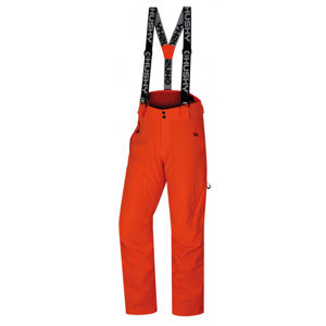 Pánske lyžiarske nohavice Husky Mital M neónovo oranžová M