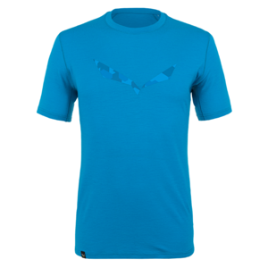 Pánske tričko Salewa pure logo merino responsive Cloisonne blue 28264-8660 XL