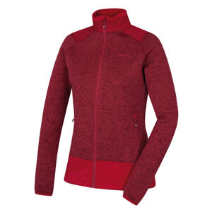 dámsky fleecový sveter na zips Husky Alan L tm. purpurová XL