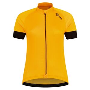 Cyklistika žien dres Rogelli MODESTA s krátkymi rukávmi, žlto-čierny ROG351512