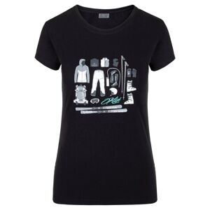 Kilpi TORNES-W Čierna Veľkosť: 44 dámske tričko