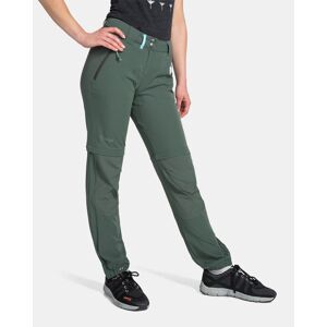 Kilpi HOSIO-W Tmavo zelená Veľkosť: 42 dámske outdoorové nohavice