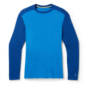 Smartwool CLASSIC THERMAL MERINO BL CREW BOXED blueberry hill-lagúna blue Veľkosť: XL pánske tričko