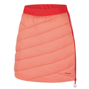 Husky Dámska obojstranná zimná sukňa Freez L light orange/red Veľkosť: XS dámska sukňa