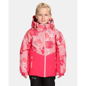 Kilpi SAMARA-JG Ružová Veľkosť: 98 dievčenská lyžiarska bunda
