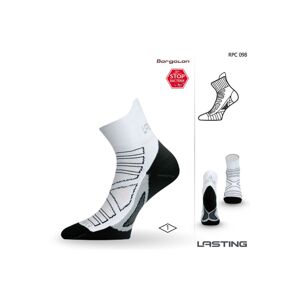 Lasting RPC 098 biela bežecké ponožky Veľkosť: (46-49) XL ponožky