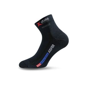 Lasting XOS 900 čierne ponožky so striebrom Veľkosť: (42-45) L ponožky