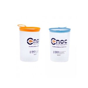 CNOC Outdoors CNOC Skladacie tégliky Curn Collapsible Cups, 250 ml (Orange + Blue) - 2 ks