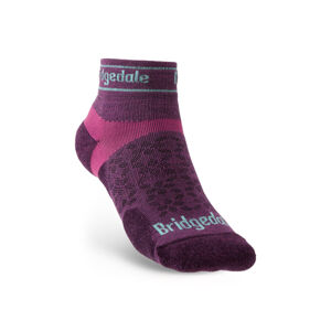 Ponožky Bridgedale Trail Run UL T2 MS Low women´s damson/195 S (3-4,5) UK