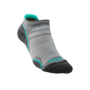 Ponožky Bridgedale Hike UL T2 MP Low Women´s mid grey/surf/264 L (7-8,5) UK