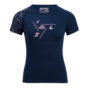 Ženské športy tričko Silvini Giona WD1629 navy-blush