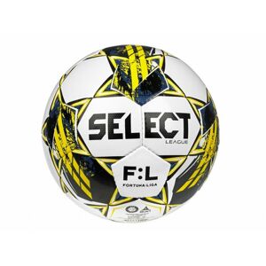 Futbalová lopta Select FB League CZ Fortuna Liga 2022/23 bielo žltá