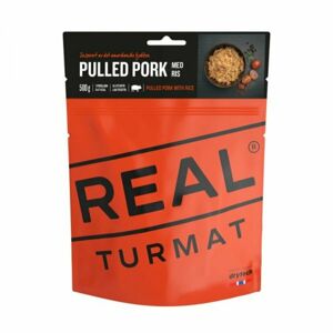 Real Turmat Pulled pork with rice - bravčové mäso s ryžou 121 g 5267