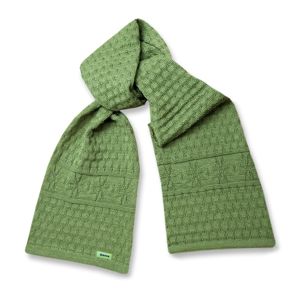 Pletená šál Kama S13 105 zelená