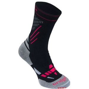 Ponožky BRIDGEDALE XC Race Womens 850 Black / Stone L (7-8,5) UK