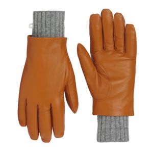 Dámske kožené rukavice Kari Traa Gjerde Rust 8
