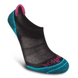 Ponožky Bridgedale CoolFusion Run Na-kd Women's black/845 L (7-8,5) UK