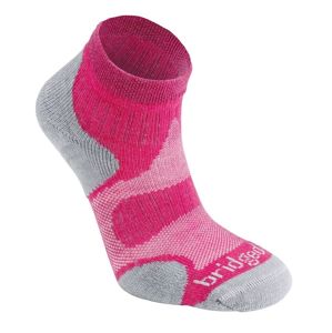 Ponožky Bridgedale CoolFusion Multisport Women's raspberry/grey/316 S (3-4,5) UK