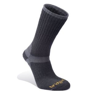 Ponožky Bridgedale Merino Hiker black/845 6,5-9