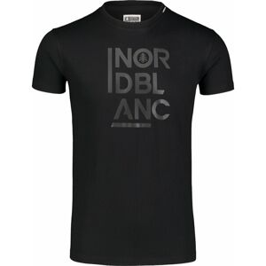 Pánske bavlnené tričko Nordblanc OBEDIENT čierne NBSMT7258_CRN XL