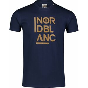 Pánske bavlnené tričko Nordblanc OBEDIENT modré NBSMT7258_TEM L