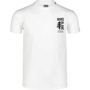 Pánske bavlnené tričko Nordblanc SARMY biele NBSMT7390_BLA XL
