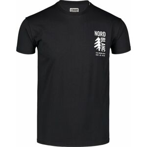 Pánske bavlnené tričko Nordblanc SARMY čierne NBSMT7390_CRN XL