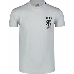 Pánske bavlnené tričko Nordblanc SARMY šedé NBSMT7390_SSM XXL