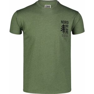 Pánske bavlnené tričko Nordblanc SARMY zelené NBSMT7390_ZSA XXL