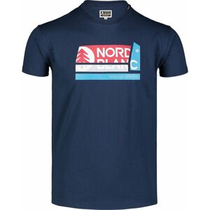 Pánske bavlnené tričko Nordblanc WAL LON modrá NBSMT7391_MOB L