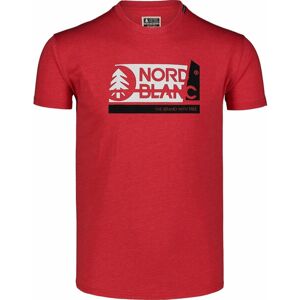 Pánske bavlnené tričko Nordblanc WAL LON čierne NBSMT7391_CRN XXL