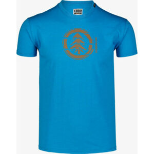Pánske bavlnené tričko Nordblanc UNVIS modrá NBSMT7392_AZR XXL