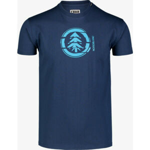 Pánske bavlnené tričko Nordblanc UNVIS modrá NBSMT7392_MOB XXL
