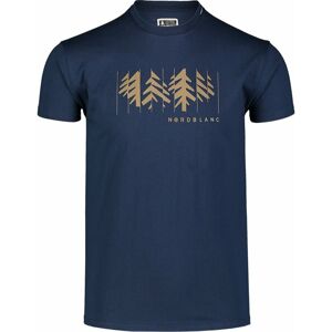 Pánske bavlnené tričko Nordblanc DEKONŠTRUKOVANÉ modré NBSMT7398_MOB XXL