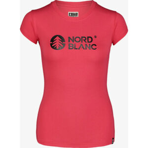Dámske bavlnené tričko NORDBLANC Central ružová NBSLT7403_RUP 34