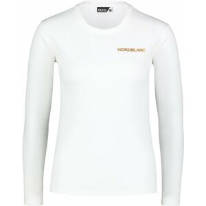 Dámske fitness tričko Nordblanc Clash biele NBSLF7448_BLA 44
