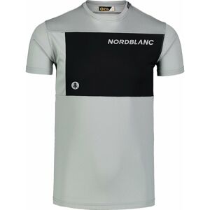 Pánske fitness tričko Nordblanc Grow šedé NBSMF7460_SSM XXL
