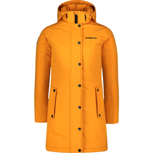 Dámsky zimný kabát NORDBLANC BLACKFORST žltý NBWJL7942_ZLO 44