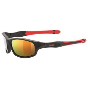 Detské športové okuliare Uvex Sportstyle 507 black mat red (2316)