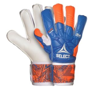 Brankárske rukavice Select GK gloves 34 Protection Flat cut oranžovo modrá
