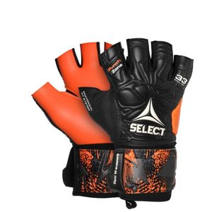 Brankárske rukavice Select GK gloves Futsal liga 33 Negative Cut čierno oranžová