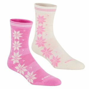 Dámske vlnené ponožky Kari Traa Vinst 2pk ružové 611213-Nwh 39-41