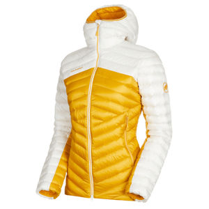 Dámska bunda Mammut Broad Peak IN Hooded Jacket Women golden bright white 1247 L
