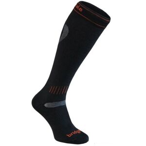 Ponožky Bridgedale Ultra Fit 009 black / orange 12,5-14,5