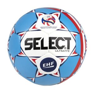 Hádzanárska lopta Select HB Ultimate EURO 2020 bielo modrá