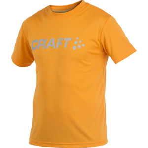 Tričko CRAFT Prime Logo 198921-1569 - oranžová XXL