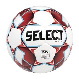 Futbalový lopta Select FB Match IMS bielo červená