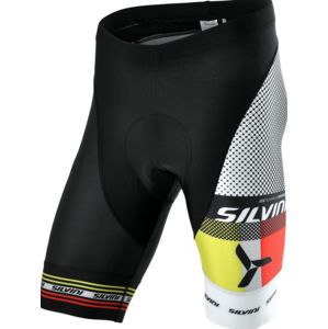 Pánske cyklistické nohavice pás Silvini TEAM MP838 black