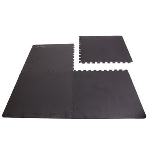 Podložka puzzle pod fitness vybavenie Spokey SCRAB čierna 4 kusy 61x61 cm