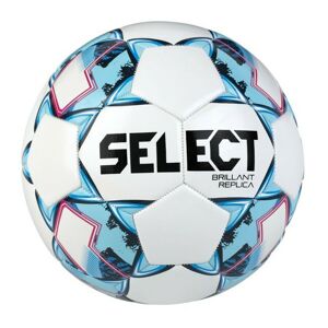 Futbalová lopta Select FB Brillant Replica bielo-modrá
